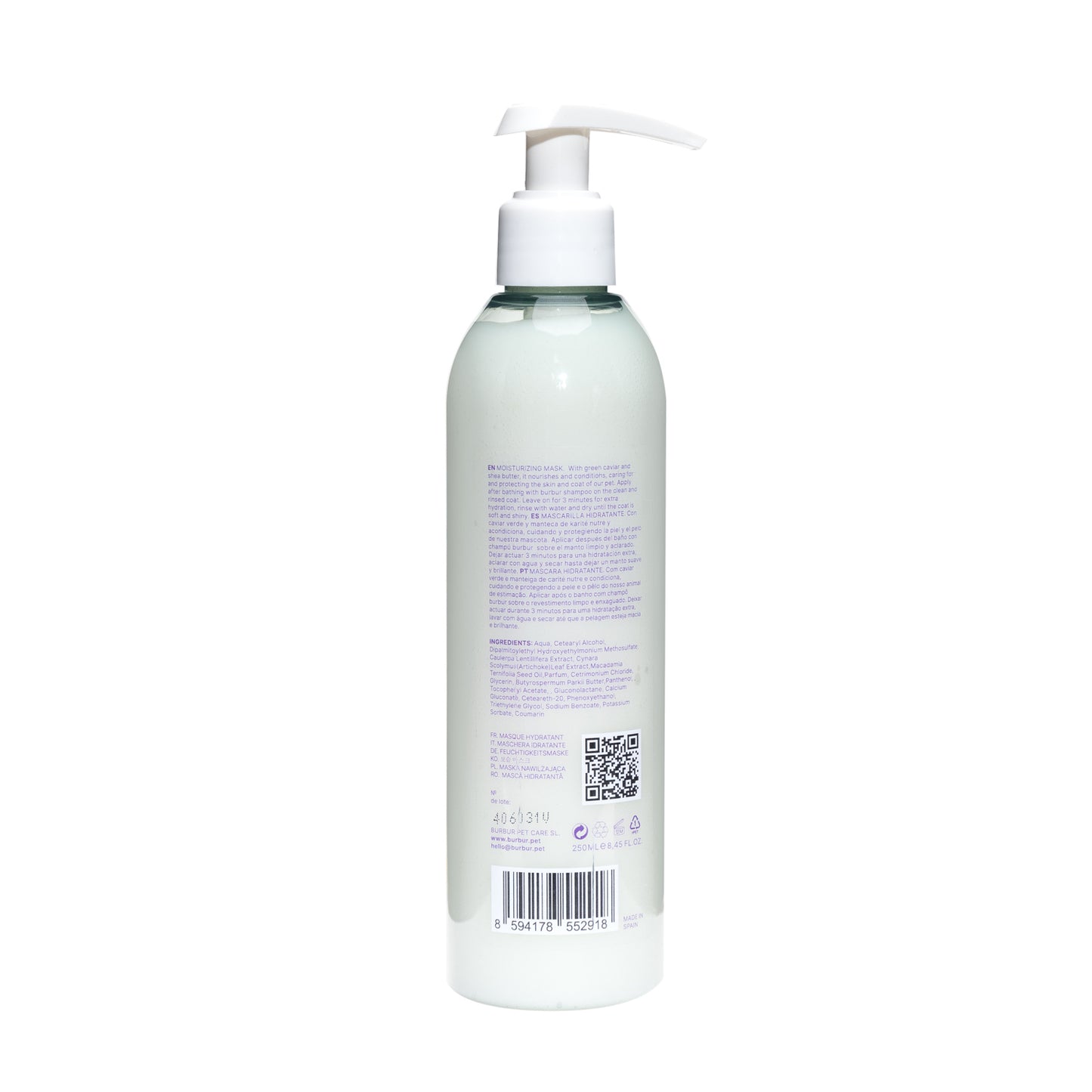 BURBUR MOISTURIZING MASK 250ML