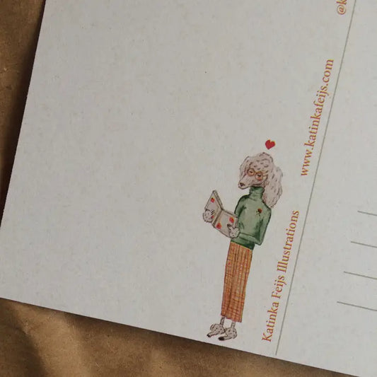 KORT - Puddel som leser