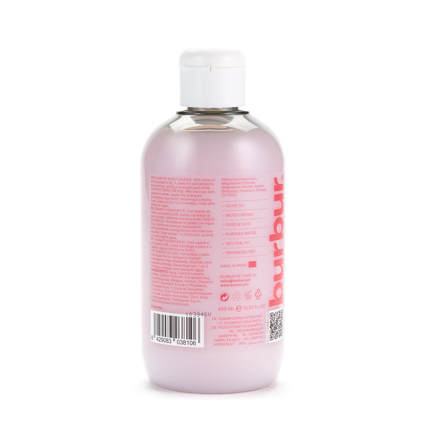 BURBUR FUKTIGHETSGIVENDE SHAMPOO 400ML