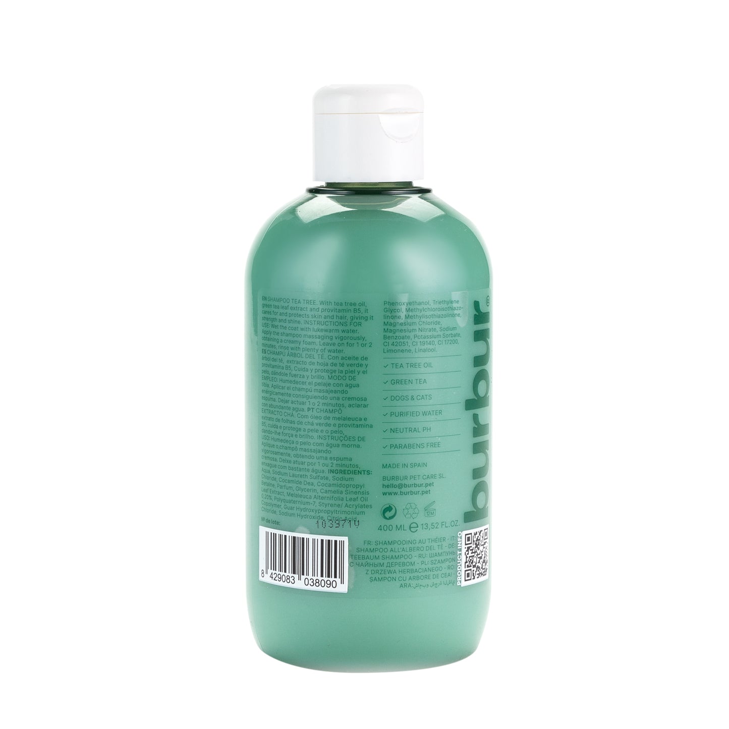 BURBUR TEA TREE SHAMPOO 400ML